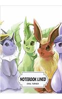 Eeveelutions Notebook: Notebook / Journal / Diary; Lined Pages