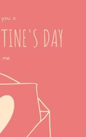 Happy Valentines Notebook / a great gift for your Girlfriend, Boyfriend, Wife, Husband, baby.