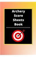 Archery Score Sheets Book