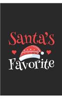 Santa's Favorite: Christmas Notebook Planner, Santa Claus Gift List Book, Holiday Season Diary, Xmas Party Organizer, Shopping Journal