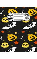 Halloween Abstract Pattern Volume 4 College Ruled Journal: 110 Blank Lined Wide Ruled (7.5 x 9.25) Pages to Jot Down Your Thoughts