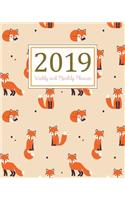 2019 Weekly and Monthly Planner: Daily Weekly Monthly Planner Calendar, Journal Planner and Notebook, Agenda Schedule Organizer, Appointment Notebook, Academic Student Planner with 