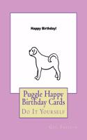 Puggle Happy Birthday Cards: Do It Yourself