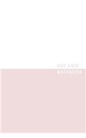 Pink Dot Grid Notebook