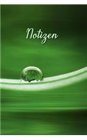 Notizen: Wassertropfen - Pearls Notizbuch - Für Meine Gedanken: Das Besondere Einschreibbuch Tagebuch - Notebook - Skizzen - Blankobuch