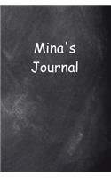 Mina Personalized Name Journal Custom Name Gift Idea Mina: (Notebook, Diary, Blank Book)(Name Personalized Journals Notebooks Diaries)