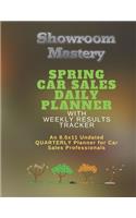 SPRING Car Sales Daily Planner with Results Tracker