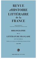 Bibliographie de la Litterature Francaise