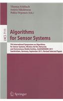 Algorithms for Sensor Systems