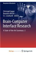 Brain-Computer Interface Research: A State-Of-The-Art Summary -2