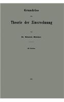 Grundriss Der Theorie Der Zinsrechnung