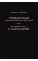 Fünfstellige Tabellen Zu Den Elliptischen Funktionen / Five Place Tables of Elliptical Functions