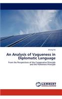Analysis of Vagueness in Diplomatic Language