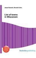 List of Towns in Wisconsin