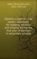 Daheim, a German first reader