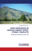 Land Dimension in Bukusu-Sabaot Inter-Ethnic Conflicts