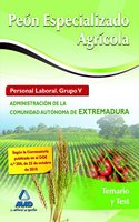 Peon especializado agricola. Personal laboral (grupo v) de la administracion de la comunidad autonoma de extremadura. Temario y test (Spanish Edition)
