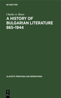 History of Bulgarian Literature 865-1944