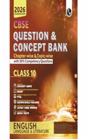 Pw Cbse Question & Concept Bank (Qcb) Class 10 English Language & Literature Chapter-Wise and Topic-Wise Solved Questions for 2026 Exams with 50% Competency Based Question