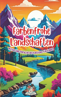 Farbenfrohe Landschaften Mutige und einfache