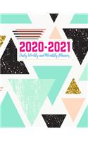2020-2021 Daily Weekly and Monthly Planner