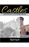 Castles Crayscale Coloring Book