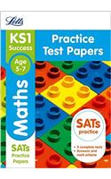 Letts Ks1 Revision Success - Ks1 Maths Sats Practice Test Papers: 2018 Tests