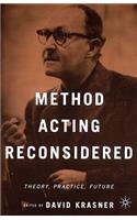 Method Acting Reconsidered