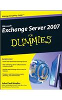 Microsoft Exchange Server 2007 For Dummies