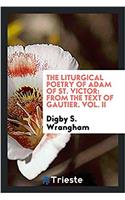 The Liturgical Poetry of Adam of St. Victor