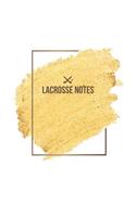 Lacrosse Notebook - Lacrosse Journal - Lacrosse Diary - Gift for Lacrosse Player