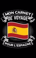 Mon Carnet de Voyage pour l'Espagne