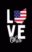 I Love Ohio: Notebook Blank Lined College Ruled Journals