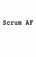 Scrum AF: Blank Lined Journal