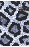 Planner 2019 - 2020: 18 Month Academic Diary from JULY 2019 through DECEMBER 2020 with yearly overviews, monthly & weekly layouts, schedule... / Leopard Skin Print in Ar