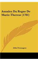 Annales Du Regne De Marie-Therese (1781)
