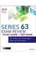 Wiley Series 63 Securities Licensing Exam Review 2019 + Test Bank