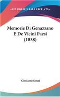 Memorie Di Genazzano E de Vicini Paesi (1838)