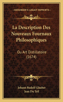 La Description Des Nouveaux Fournaux Philosophiques