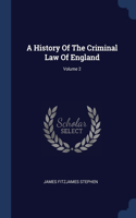 History Of The Criminal Law Of England; Volume 2