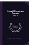 Journal Of Agricultural Research; Volume 18