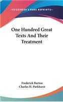 One Hundred Great Texts and Their Treatment