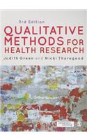 Qualitative Methods for Health Research