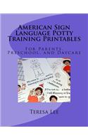 American Sign Language Potty Training Printables