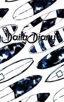 Daily Diary: Surfing Board Illustrations; 120 Pages Dotted Notebook Journal 5.25" X 8"; Compact and Easy to Carry for Everyday Use;: (English)