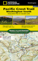 Pacific Crest Trail: Washington South Map [Snoqualmie Pass to Cascade Locks]