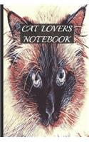 Cat Lovers Notebook: Cat Lovers Gifts Journal Lined Pages