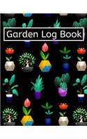 Garden Log Book: Plant Pattern Planting Journal, Gardener Logbook To Record, Track Plants and Projects, Gardening Gifts For Garden Lovers Women, Men, Mom, Dad (8,5" 