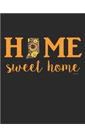 Home Sweet Home Weekly Planner: Indiana 2020 Year Day Planner Calendar- Passion/Goal Organizer - Dated Agenda Book - Weekly Planner-Sunflowers, Leopard. State of Indiana