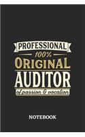 Professional Original Auditor Notebook of Passion and Vocation